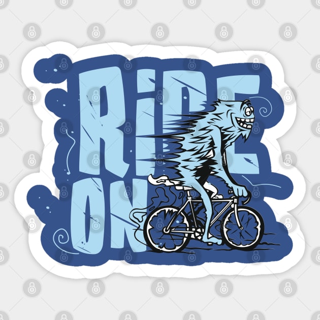 Ride On Sticker by Whatastory